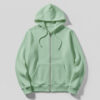 Kids Hoodie with Zip – Pastle Mint