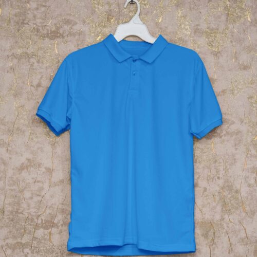 Men's Polo (100% Cotton Airtex) 220 GSM - Sky Blue