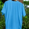 Round Neck(100% Cotton Single Jersey) - Sky Blue