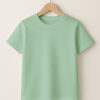 Kid - Round Neck(OE Single Jersey)  - Pastel Mint