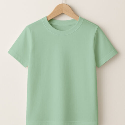 Kid - Round Neck - Pastel Mint