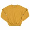 Womens Sweatshirt – 100% Cotton French Terry – 240 GSM – Gold Orange