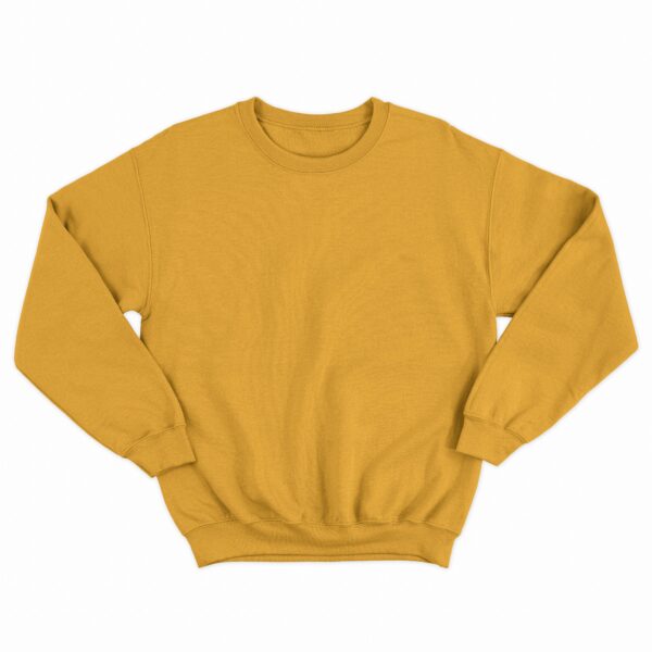 Womens Sweatshirt – 100% Cotton French Terry – 240 GSM – Gold Orange