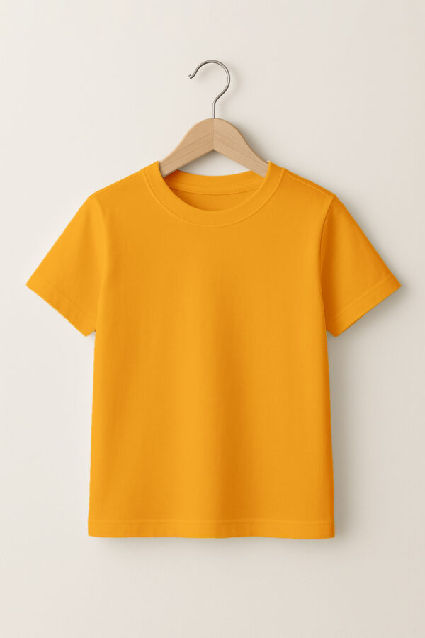 05_-Round_Neck_-_Kids_-_orange Kid - Round Neck (OE Single Jersey) - Orange