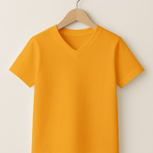 Kid – V Neck – Orange