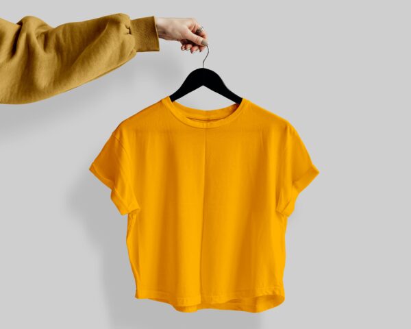 Crop Tees(OE Fleece) –Orange