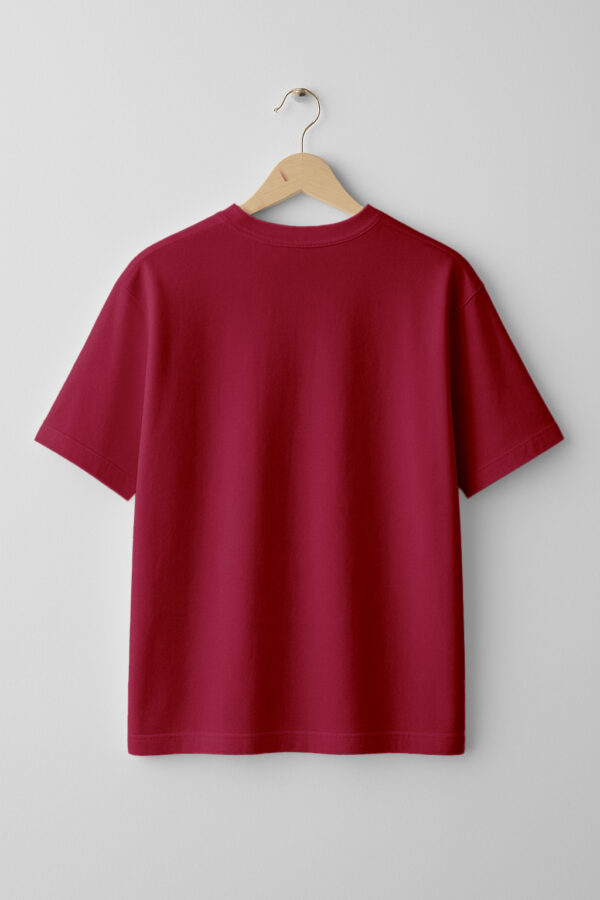 Oversizesed(100% Single Jersey) – Maroon