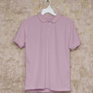 Men's Polo (100% Cotton Airtex) 220 GSM - Baby Pink