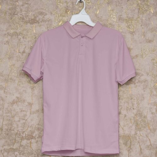 Men's Polo (100% Cotton Airtex) 220 GSM - Baby Pink