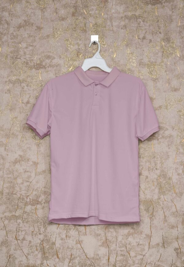 Men's Polo (100% Cotton Airtex) 220 GSM - Baby Pink