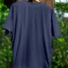 Round Neck(100% Cotton Single Jersey) - Navy