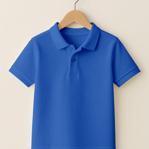 Kids Polo (Mars Fabric)  Royal Blue