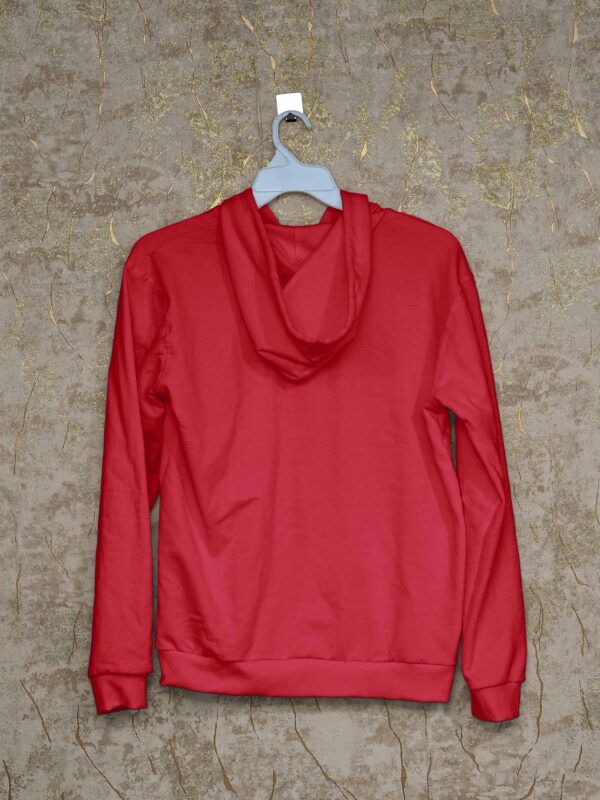 Men’s Hoodie(100% Cotton Fleece) – Red