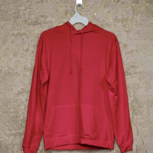Men’s Hoodie(100% Cotton Fleece) – Red