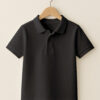 Kids Polo(oe airtex)  Black