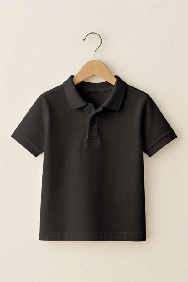 Kids Polo(oe airtex)  Black