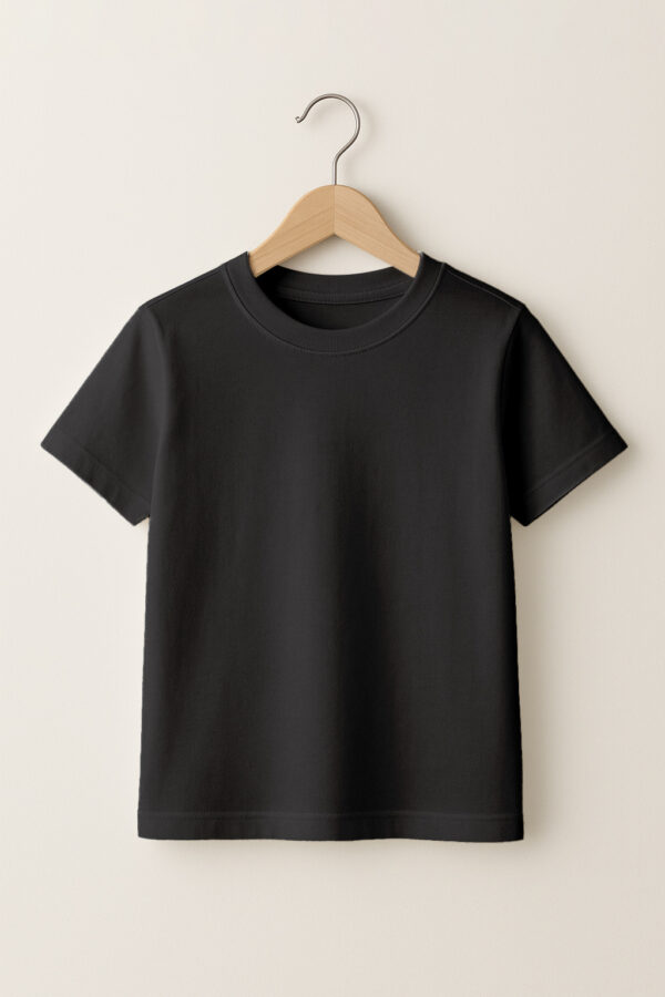 Kid - Round Neck(OE Single Jersey)  - black