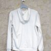 Hoodie With Zip (100% Cotton Fleece)- White