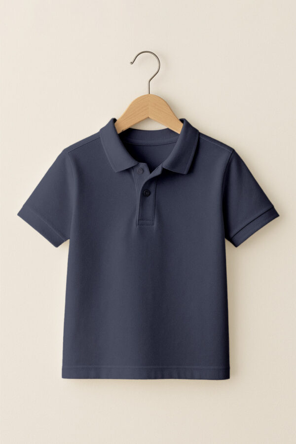 Kids  Polo(Mars Fabric) Navy