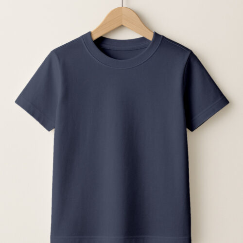 Kid - Round Neck - Navy