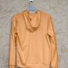 Hoodie With Zip (100% Cotton Fleece)- Orange