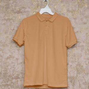 Men's Polo (100% Cotton Airtex) 220 GSM - Lite Orange