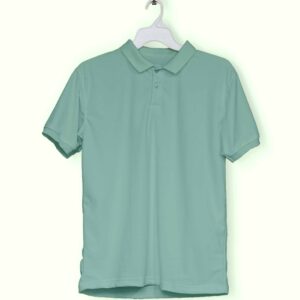 Men's Polo T-Shirt (Mars Fabric) - Pista Green