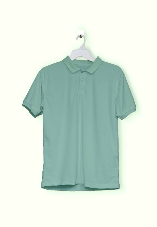 Men's Polo T-Shirt (Mars Fabric) - Pista Green