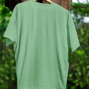 Round Neck(100% Cotton Single Jersey) - Pista Green