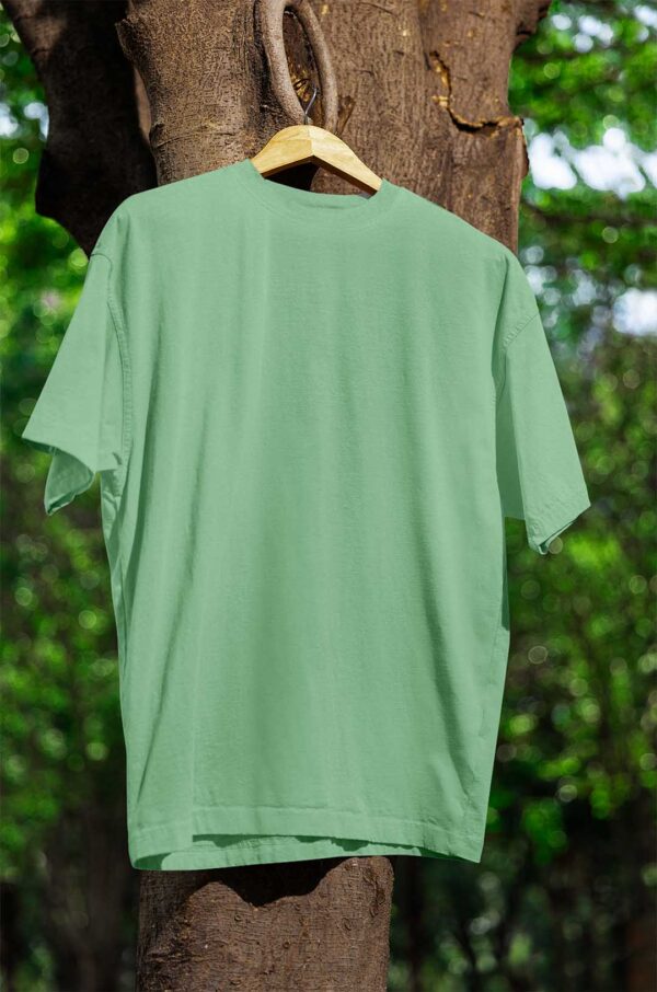 Round Neck(100% Cotton Single Jersey) - Pista Green