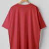 Drop Shoulder(Cotton French Terry) - Red