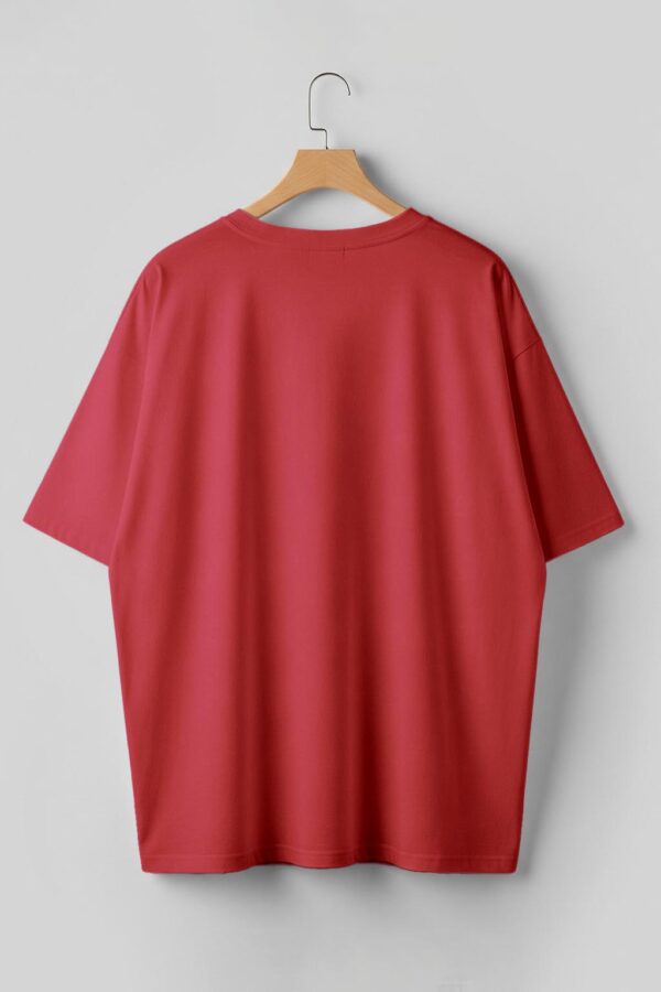 Drop Shoulder(Cotton French Terry) - Red