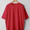 Drop Shoulder(100% Cotton Single Jersey) - Red