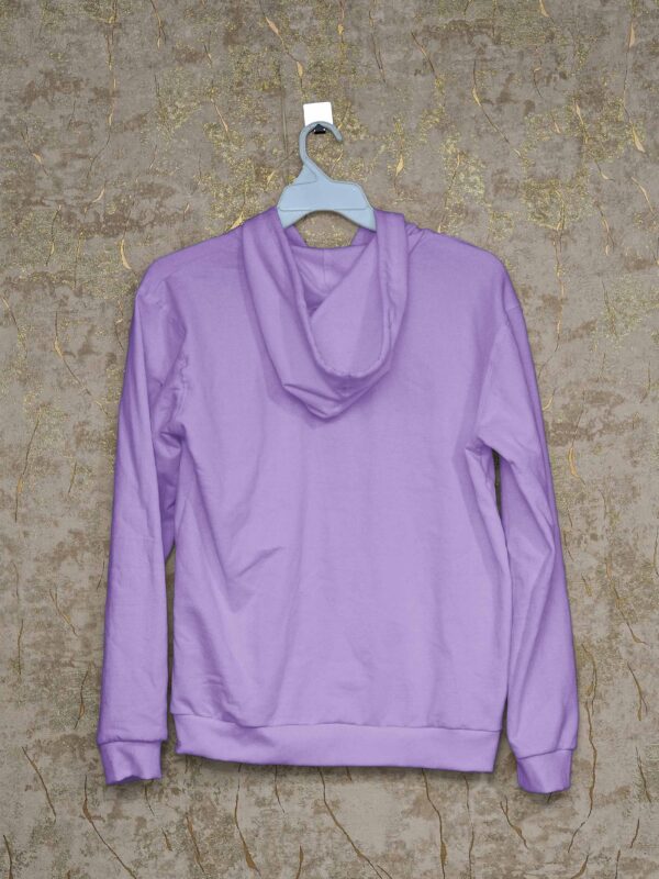 13 - Hoodie - Back - Lavender Men’s Hoodie(100% Cotton Fleece) – Levender