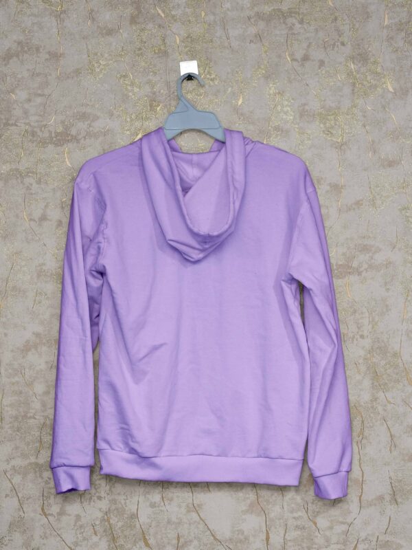 Hoodie With Zip (100% Cotton Fleece) – Levander