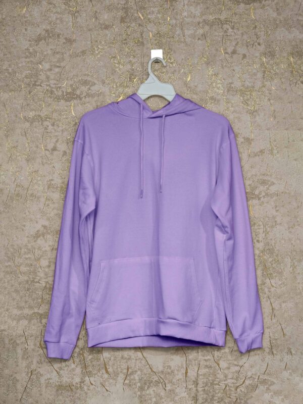 13 - Hoodie - Front - Lavender Men’s Hoodie(100% Cotton Fleece) – Levender