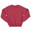 Womens Sweatshirt – 100% Cotton French Terry – 240 GSM –Red