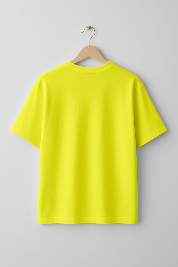 Oversizesed(100% French Terry)-Lemon Yellow