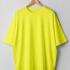 Drop Shoulder(100% Cotton Single Jersey) - Yellow