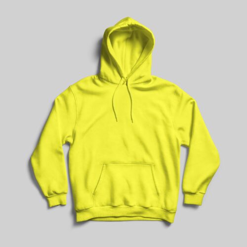 Kid - Hoodie(Super Soft Fleece) -  Lemon Yellow