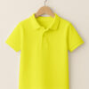 Kids Polo(oe airtex)  Lemon Yellow