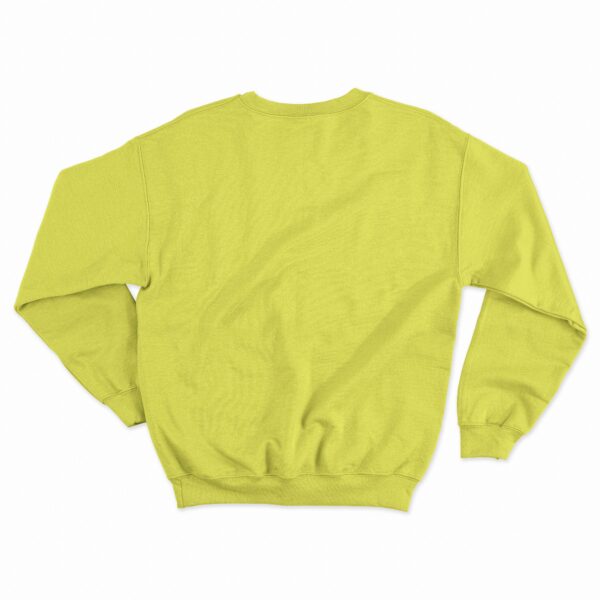 Womens Sweatshirt – 100% Cotton French Terry – 240 GSM – Lime Yellow