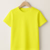 Kid - Round Neck(OE Single Jersey)  - Lemon Yellow