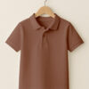 Kids  Polo(oe airtex)  Brown