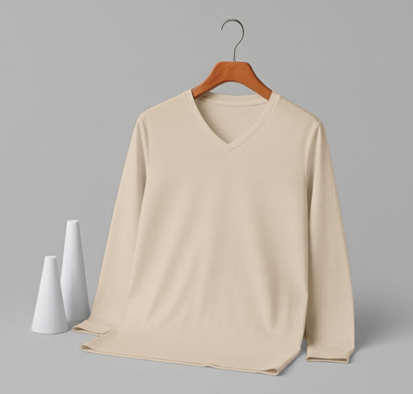 V Neck Full Sleeve(OE Single Jersey)  – Skin