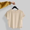 Crop Tees – (100% Cotton French Terry) - Skin