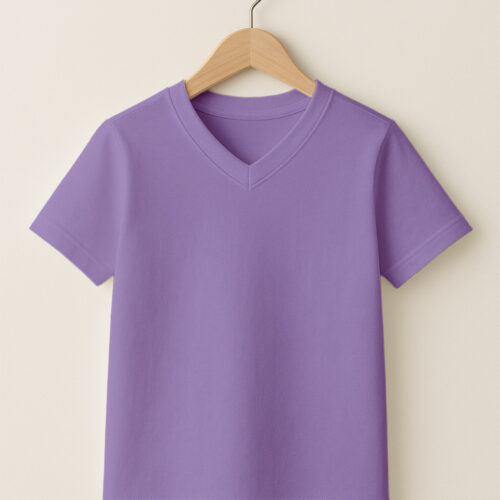 Kid – V Neck – Lavender