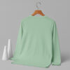 V Neck Full Sleeve (OE Single Jersey) – Pastle Mint