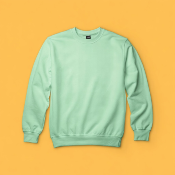 Women's Sweatshirt – OE French Terry – 240 GSM – Pastel Mint