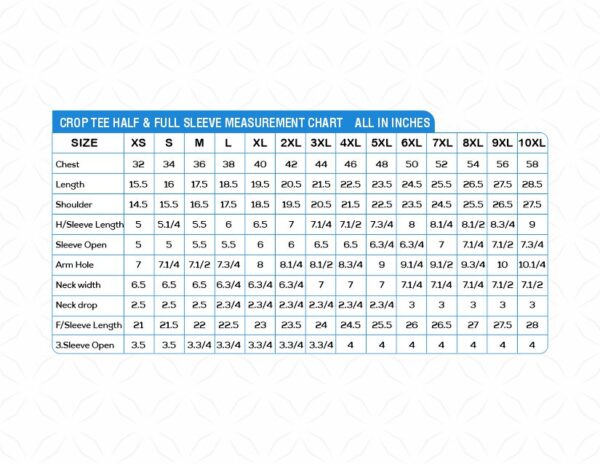 Crop Tees Full Sleeve (100% Cotton Fleece)- Red